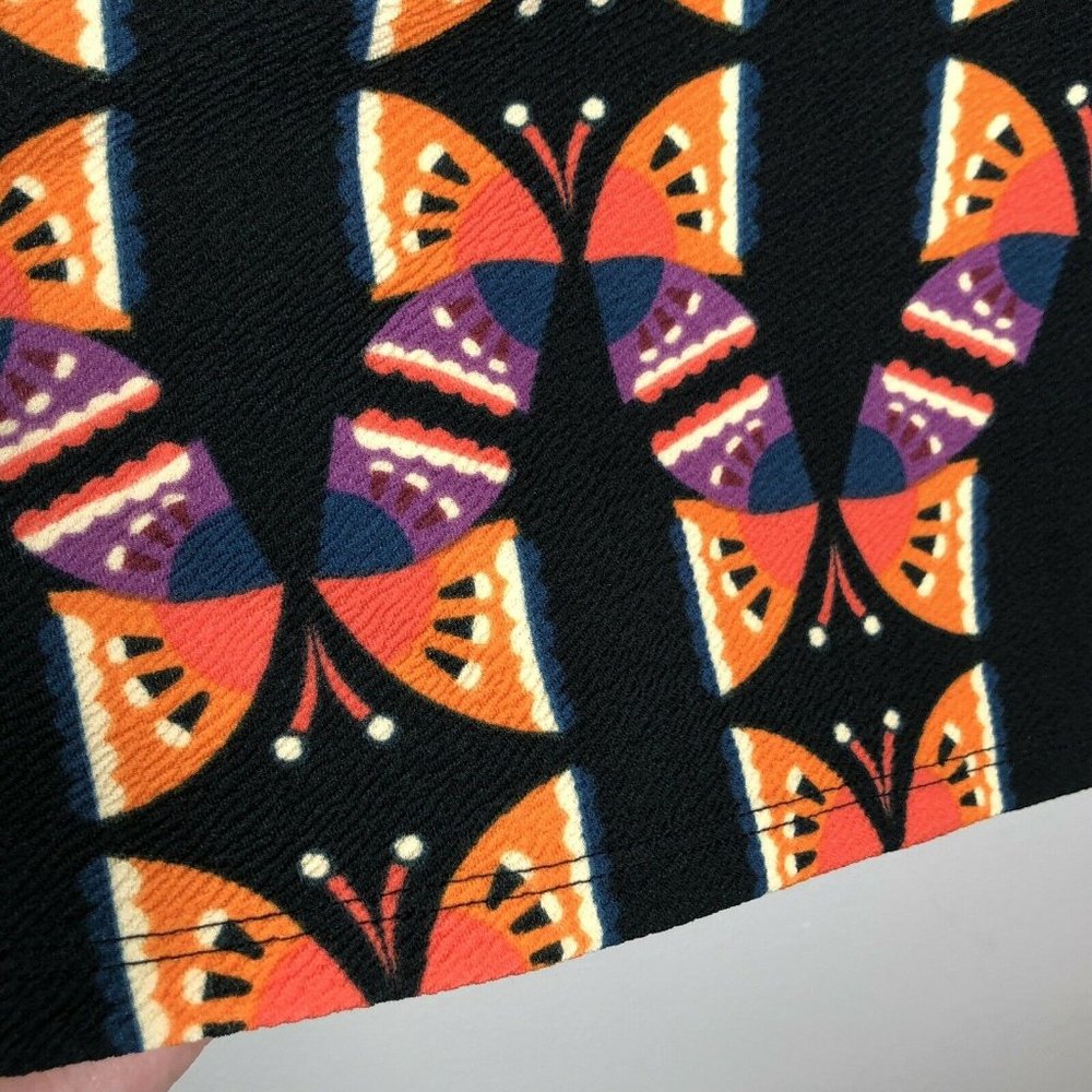 Lularoe Size Large Skirt Pencil Cassie Butterfly - Picture 3 of 9